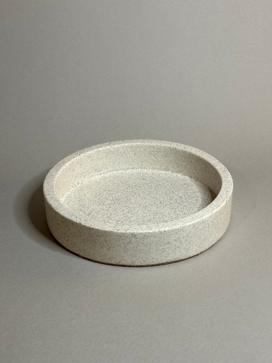 Unique Handcrafted Round Tray in Natural Black Sand